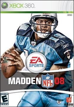 Madden NFL 08 (Xbox 360) by Electronic Arts Box Art