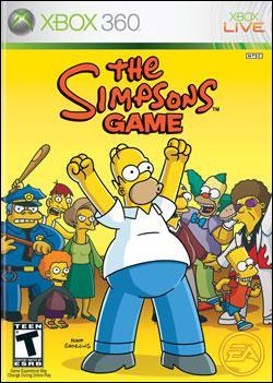 Simpsons Game, The (Xbox 360) by Electronic Arts Box Art