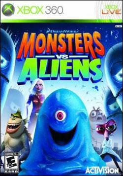 Monsters vs. Aliens (Xbox 360) by Activision Box Art