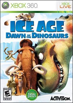Ice Age: Dawn of the Dinosaurs (Xbox 360) by Activision Box Art