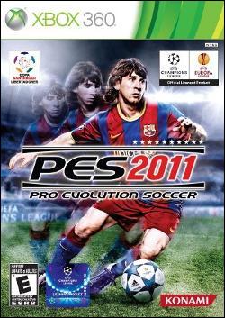Pro Evolution Soccer 2011 (Xbox 360) by Konami Box Art