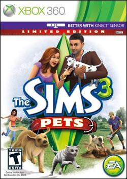 The Sims 3: Pets (Xbox 360) by Electronic Arts Box Art