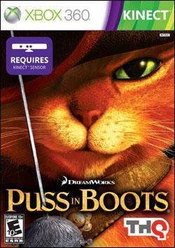 Puss In Boots (Xbox 360) by THQ Box Art