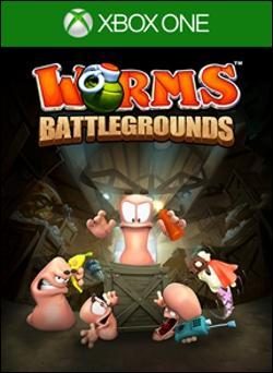 Worms Battlegrounds Box art