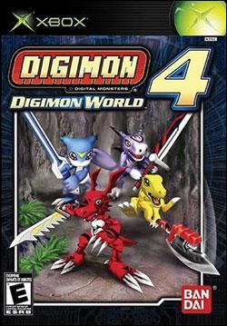 Digimon World 4 (Xbox) by Ban Dai Box Art
