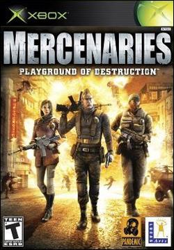 Mercenaries: Playground of Destruction (Xbox) by LucasArts Box Art