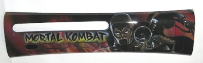 This faceplate was made by a Mortal Kombat fan, using an airbrush.