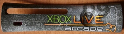This faceplate was created for staff who worked on the Xbox LIVE Arcade project during 2009.