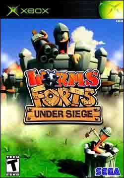 Worms Forts:  Under Siege (Xbox) by Sega Box Art