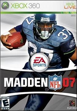 Madden NFL 07 (Xbox 360) by Electronic Arts Box Art