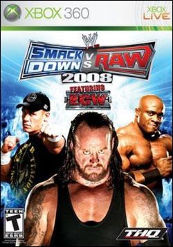 WWE Smackdown vs Raw 2008 (Xbox 360) by THQ Box Art