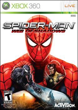 Spiderman: Web of Shadows (Xbox 360) by Activision Box Art