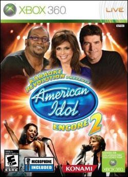 Karaoke Revolution: American Idol Encore 2 (Xbox 360) by Konami Box Art