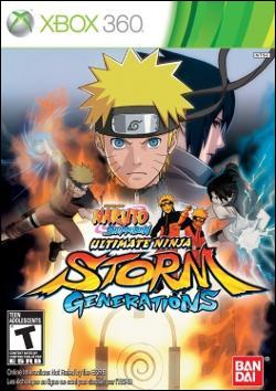 Naruto Shippuden: Ultimate Ninja Storm Generations (Xbox 360) by Namco Bandai Box Art