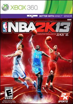 NBA 2k13 (Xbox 360) by Electronic Arts Box Art