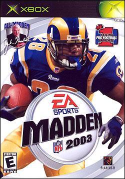 Madden NFL 2003 (Xbox) by Electronic Arts Box Art