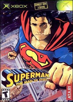 Superman: The Man of Steel (Xbox) by Atari Box Art