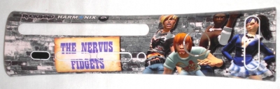 This is a custom printed faceplate featuring the band 