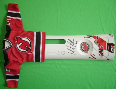 One-of-a-kind plate made to raise money for a Canadian Charity, signed by Martin Brodeur.