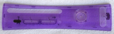 Made by XCM. Clear purple plate comes with matching DVD Bezel and power button.