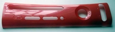 Flat metallic red plate made by XCM, available in a pack with five assorted metallic colors.