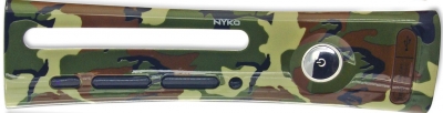 One of five plates made by Nyko, including Classic (red), Onyx (black), Shadow (clear black), Jungle (green camo) and desert (tan camo)