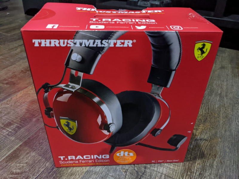 Thrustmaster T.Racing Scuderia Review Josh Edition-DTS by Ferrari Headset Morgan