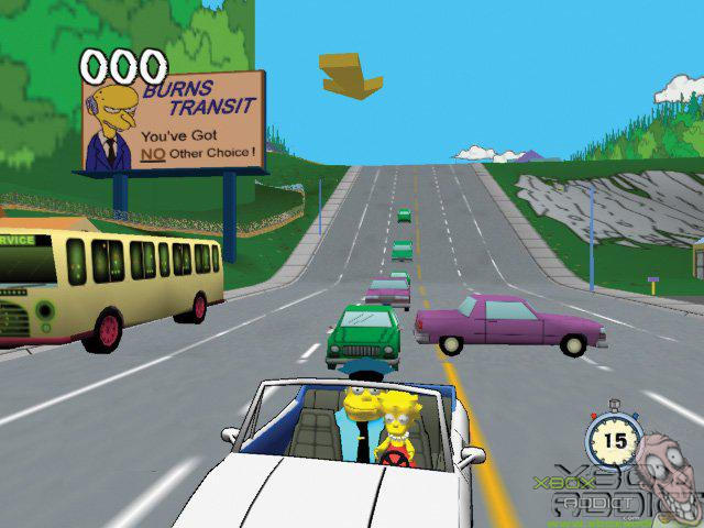 The Simpsons Road Rage Preview - XboxAddict.com