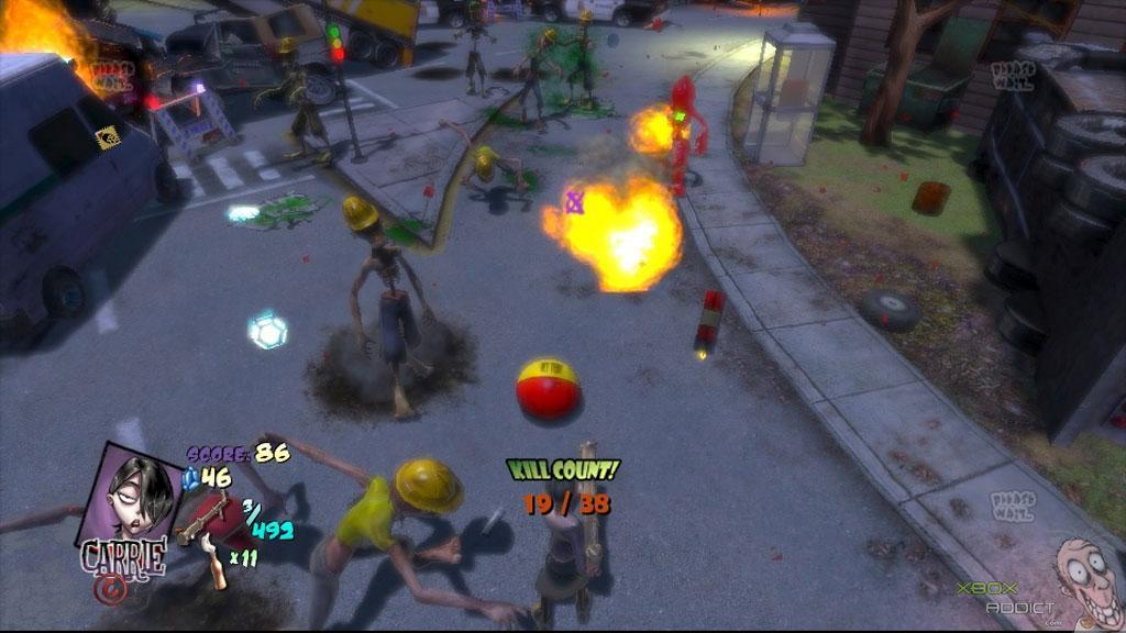 Jogo monster madness battle for suburbia Xbox 360 original