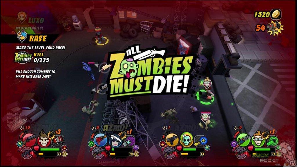 All Zombies Must Die! (Xbox 360 Arcade) Game Profile - XboxAddict.com